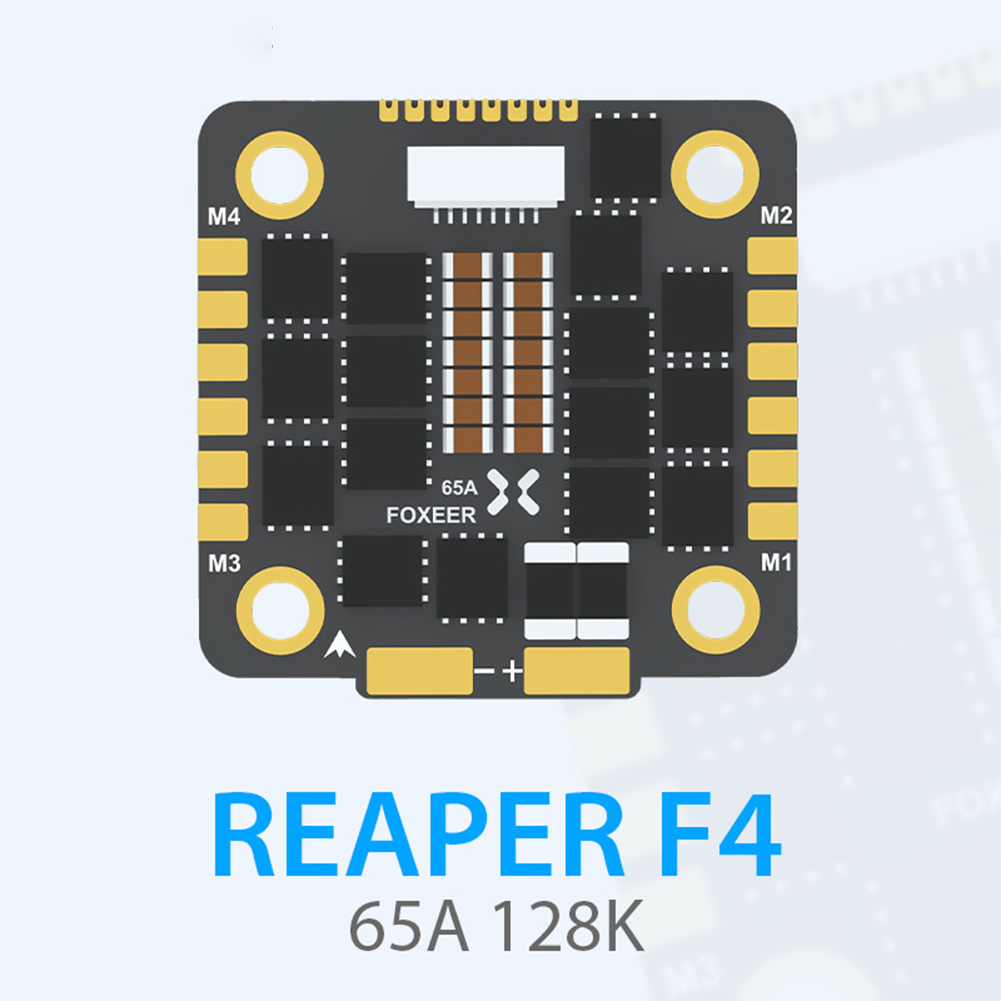 Foxeer Reaper F4 128K 65A Esc - Foxeer F4เก็บเกี่ยว65A 128K 4in1 30X30mm DSHOT1200