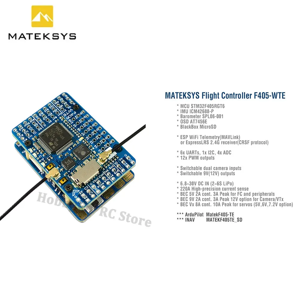 Matek MATEKSYS F405-WTE F405 ต - Mateksys Flight Controller F405 Wte บทวิจารณ์และราคา